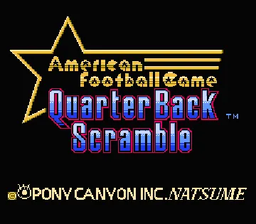 Quarter Back Scramble (Japan) screen shot title